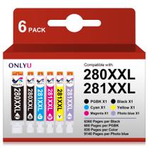 Cartucho de tinta ONLYU compatível com Canon 280 281 PGI-280XXL CLI-281XXL