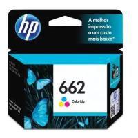 Cartucho de tinta original hp 662 colorido ref cz104ab hp