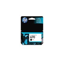 Cartucho de Tinta Original hp 670 Preto Ref Cz113ab hp