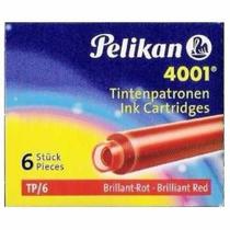 Cartucho De Tinta Pelikan - 12 Unidades - Vermelho