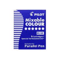 Cartucho De Tinta Pilot Parallel Pen Azul Real C/6