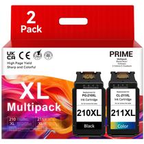 Cartucho de tinta Pitooler PG-210 XL/CL-211 XL de alto rendimento Canon