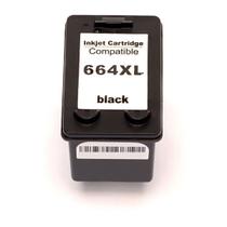 Cartucho de Tinta Preto Compatível com HP 664xl 664 para 1115 F5S21a 2136 F5S30a 3636 3836 4536 14ml