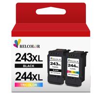 Cartucho de tinta Relcolor 243 244 XL compatível com Canon 243 244