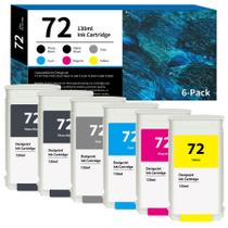 Cartucho de Tinta RumbaRex 72 130ml Kit com 6 para HP DesignJet