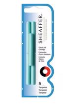 Cartucho De Tinta Sheaffer Azul Turquesa Cx Com 12 Blisteres