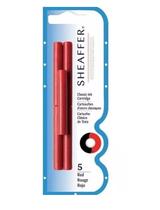 Cartucho De Tinta Sheaffer Vermelho Caixa Com 12 Blisteres