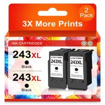 Cartucho de Tinta Skyink 243XL Preto Compatível - Kit com 2 Unidades Cartucho de Tinta Skyink 243XL Preto Compatível - Kit com 2 Unidades