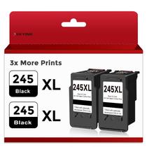 Cartucho de tinta Skyink 245XL preto, pacote com 2 unidades para impressora Canon Cartucho de tinta Skyink 245XL preto, pacote com 2 unidades para impressora Canon