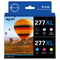 Cartucho de Tinta SUFL 277XL Kit com 6 Unidades Compatível com Série XP-850 Cartucho de Tinta SUFL 277XL Kit com 6 Unidades Compatível com Série XP-850