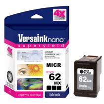 Cartucho de Tinta VersaInk 62 MX XL Preto MICR Cartucho de Tinta VersaInk 62 MX XL Preto MICR
