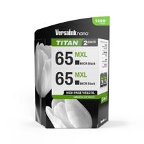 Cartucho de Tinta VersaInk 65 MXL Titan MICR Preto - Kit com 2 Cartucho de Tinta VersaInk 65 MXL Titan MICR Preto - Kit com 2