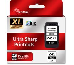 Cartucho de tinta YATUNINK 245XL preto compatível com Canon 245XL Cartucho de tinta YATUNINK 245XL preto compatível com Canon 245XL