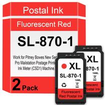 Cartucho de Tinta ZHINGUAN SL-870-1 XXL Vermelho Fluorescente 16ML Pacote com 2 Cartucho de Tinta ZHINGUAN SL-870-1 XXL Vermelho Fluorescente 16ML Pacote com 2
