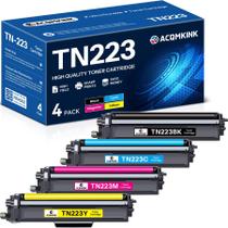Cartucho de Tóner ACQMKINK TN223 BK/C/M/Y Pack com 4 unidades Cartucho de Tóner ACQMKINK TN223 BK/C/M/Y Pack com 4 unidades