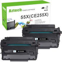 Cartucho de toner Aztech compatível para HP CE255X 55X preto