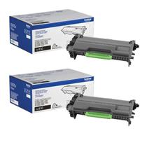 Cartucho de toner Brother genuíno TN850 preto de alto rendimento, pacote com 2 unidades
