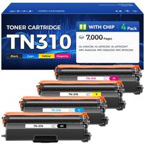 Cartucho de Toner Caink TN310 Kit com 4 Unidades e Chip Atualizado Cartucho de Toner Caink TN310 Kit com 4 Unidades e Chip Atualizado