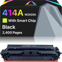 Cartucho de Toner CARTRA 414A W2020A Preto com Chip
