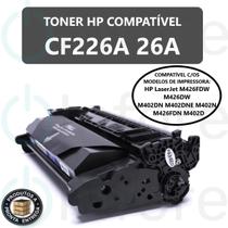 Cartucho de Toner Cf226a 226a 26a Compatível com M426FDW M426DW M402DN M402N M402DNE