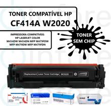 Cartucho de Toner Cf414a W2020 Bk P/ M454DN M454DW MFP M479FDW M479FDN M479DW SEM CHIP Compatível