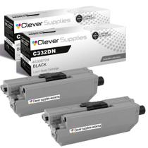 Cartucho de Toner Clever Supplies C332DN Preto Kit com 2
