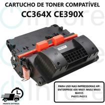 Cartucho de Toner Compatível 64x cc364x ce390x 90x 364x 390x 600 M601 M602 M603 M4555 24k Cartucho de Toner Compatível 64x cc364x ce390x 90x 364x 390x 600 M601 M602 M603 M4555 24k