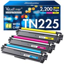 Cartucho de toner compatível com Valuetoner Brother TN225, pacote com 3