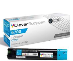 Cartucho de Toner Compatível CS para Xerox 6700 106R01507 Ciano para Phaser 6700