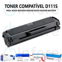 Cartucho de Toner D111 MLT-D111S P/ Impressora M2020 M2020FW M2070 M2070W M2070FW Compatível