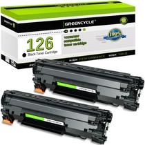 Cartucho de toner greencycle compatível Canon 126 CRG-126 Preto