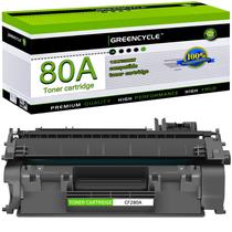 Cartucho de toner greencycle compatível para HP 80A CF280A preto