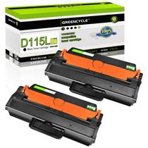 Cartucho de toner GREENCYCLE MLT-D115L preto, pacote com 2 unidades Samsung