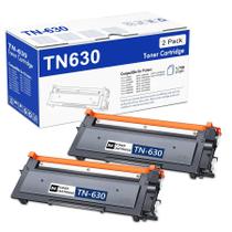 Cartucho de toner HIGCOR TN630 preto de alto rendimento, pacote com 2