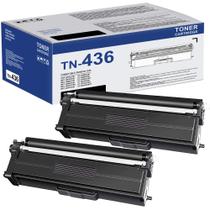 Cartucho de Toner Ksuellpwr TN-436BK Preto 2 Unidades 6500 Páginas Cartucho de Toner Ksuellpwr TN-436BK Preto 2 Unidades 6500 Páginas