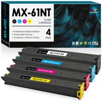 Cartucho de Toner LeciRoba MX-61NT Kit com 4 Unidades B/C/M/Y Cartucho de Toner LeciRoba MX-61NT Kit com 4 Unidades B/C/M/Y