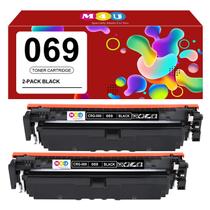 Cartucho de toner M4U 069 preto, pacote com 2 unidades, compatível com Canon