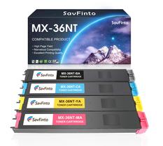 Cartucho de toner SavFinto MX-36NT BCYM, kit com 4 unidades Cartucho de toner SavFinto MX-36NT BCYM, kit com 4 unidades