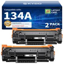 Cartucho de toner Skydo 134A preto, pacote com 2 unidades e chip Cartucho de toner Skydo 134A preto, pacote com 2 unidades e chip