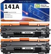Cartucho de toner Skydo 141A preto, kit com 2 unidades para HP LaserJet