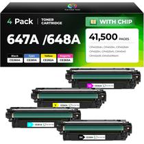 Cartucho de Toner TCT 647A 648A Pack 4 BK C M Y Cartucho de Toner TCT 647A 648A Pack 4 BK C M Y