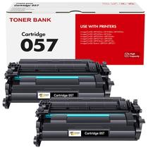 Cartucho de toner Toner Bank 057 Black, pacote com 2 unidades para impressora Canon Cartucho de toner Toner Bank 057 Black, pacote com 2 unidades para impressora Canon