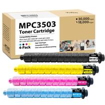 Cartucho de toner VivEto MP C3503/C3003 Kit com 4 unidades e chip