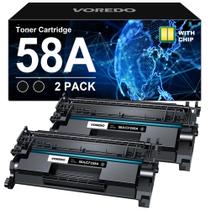 Cartucho de toner VOREDO 58A CF258A com CHIP preto 3.000 páginas 2PK Cartucho de toner VOREDO 58A CF258A com CHIP preto 3.000 páginas 2PK