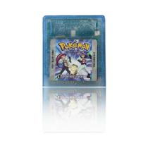 Cartucho De Videogame Pokémon Team Rocket Edição 16-Bit Para Console GBC, Carcaça Cinza Cristal,