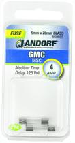 Cartucho Fuse Jandorf GMC 4A Time Delay 125V Cartucho Fuse Jandorf GMC 4A Time Delay 125V
