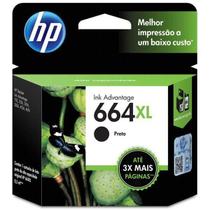 Cartucho Genuino 664xl Black F6v31ab Deskjet 1115 2136 3636 4536 3635 3776 3788 4676 8,5ml