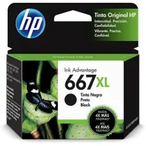 Cartucho HP 3YM81AB nº667XL preto HP Cartucho HP 3YM81AB nº667XL preto HP