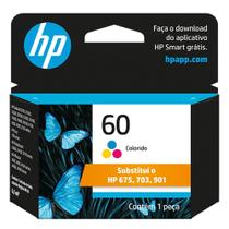 Cartucho HP 60 Colorido Original CC643Wb HP 675 HP 901 PARA F4224, F4480, F4580, D1660, D110a, C4780