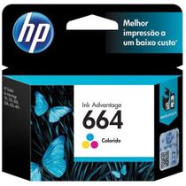 Cartucho HP 664 colorido F6V28AB